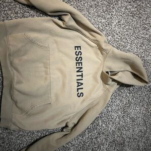 Fear of God Essentials Beige Sweatshirt
